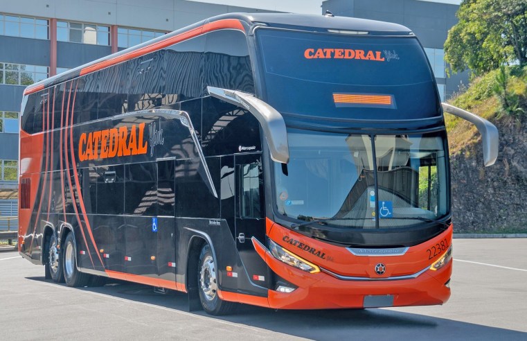 Catedral começa receber lote de 54 novos ônibus Paradiso G8 1800 DD - Vídeo - revistadoonibus