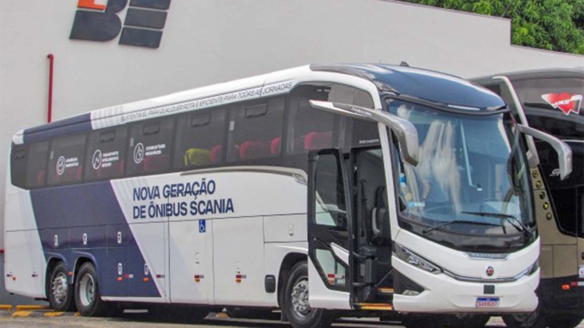 Paradiso G8 1350 Scania Euro 6 é visto em Belém