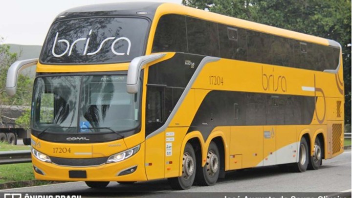 Brisa recebe novos ônibus Comil Invictus DD 8×2 Volvo B450R