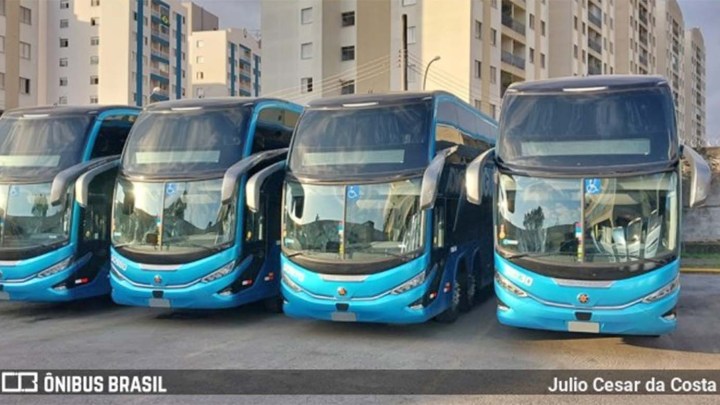 Aguia Branca renova parte da frota com 80 ônibus Paradiso G8 Mercedes-Benz