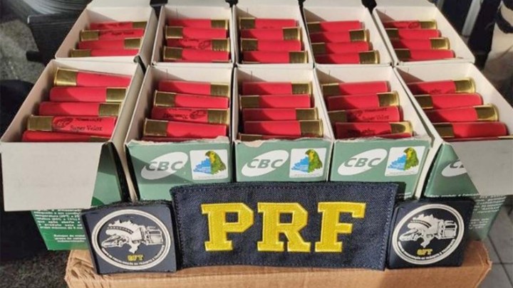 Boa Vista: PRF apreende 250 munições em ônibus na BR-174