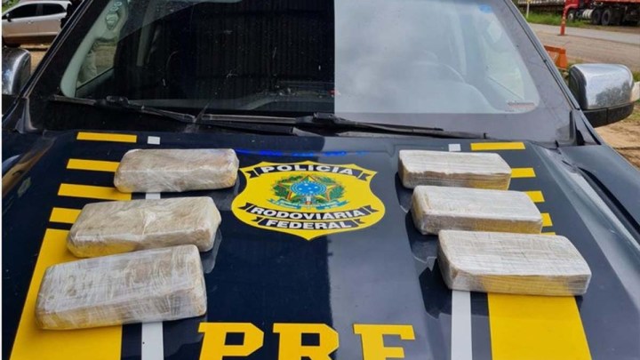 PA: PRF apreende pasta base de cocaína, em Marabá
