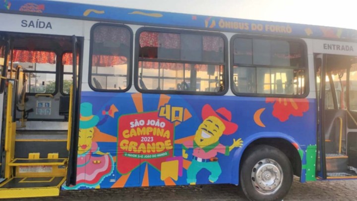 Campina Grande: Ônibus do forró inicia viagens para Galante