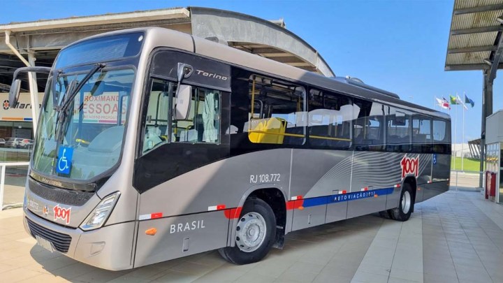 Auto Viação 1001 renova com Marcopolo Torino Euro 6