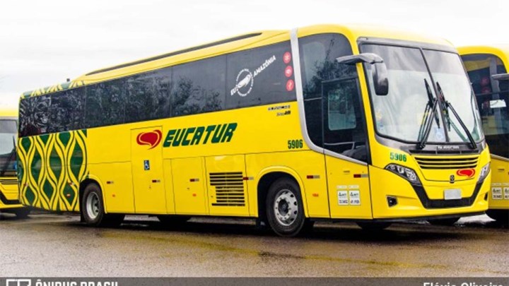 Eucatur renova com Busscar EL 340 Mercedes-Benz Euro 6