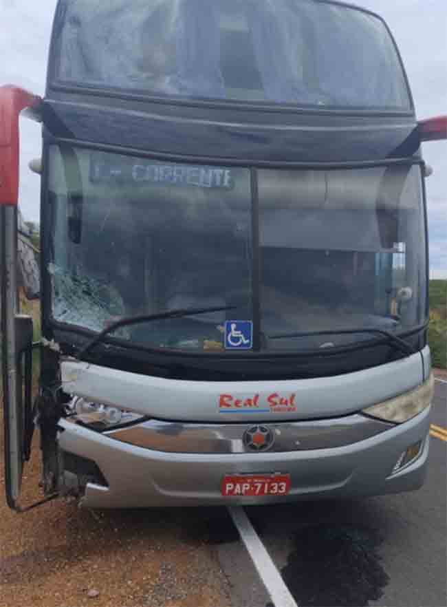 PI: Acidente entre moto e ônibus deixa um morto em Parnaguá - revistadoonibus