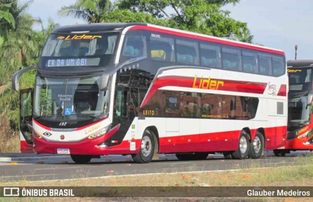 Empresa Lider renova com Paradiso G8 1800 DD Mercedes Euro 6 - revistadoonibus