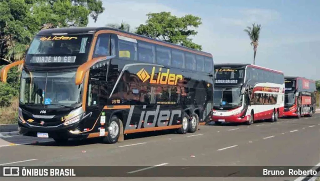 Empresa Lider renova com Paradiso G8 1800 DD Mercedes Euro 6 - revistadoonibus