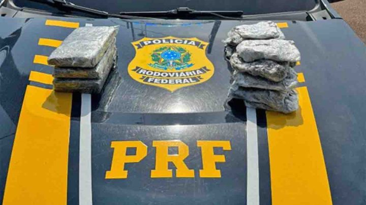 Porto Velho: PRF prende passageiro com com 4Kg de Skunk