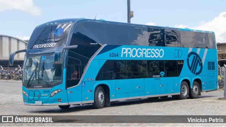 Progresso renova com 15 Busscar Vissta Buss DD Euro 6