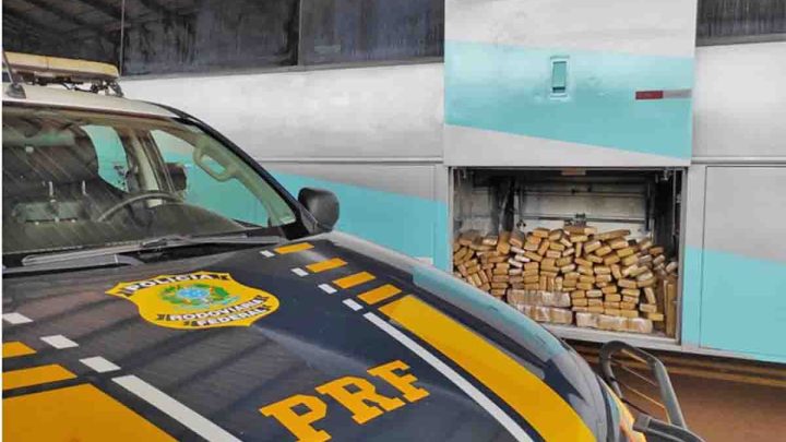 MS: PRF apreende 554 Kg de maconha em Ponta Porã