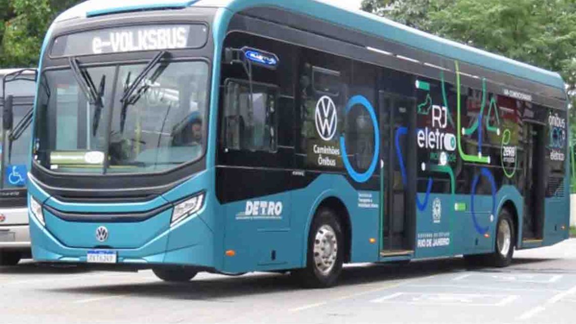 Cidade do Rio terá frota de ônibus 100% elétrica até 2040