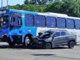 Vitória: Acidente com ônibus deixa 3 feridos na Avenida Norte Sul - revistadoonibus