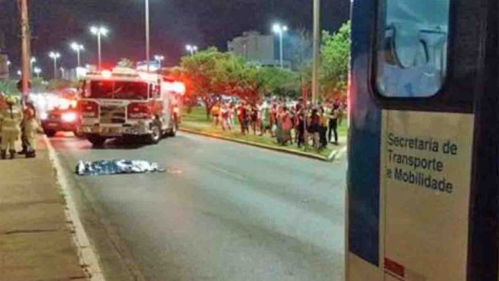 DF: Mulher morre atropelada por ônibus em  Samambaia Norte