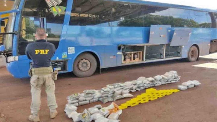 MS: PRF prende Motorista com entorpecentes na BR-262