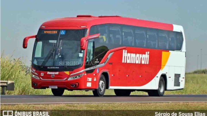 SP: Expresso Itamarati escala o novo Busscar NB1 para Aparecida